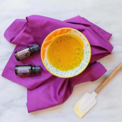 Want soft, luscious, and healthy hair again? Try out this Repairing Honey Hair Mask with Geranium and Clary Sage essential oils.