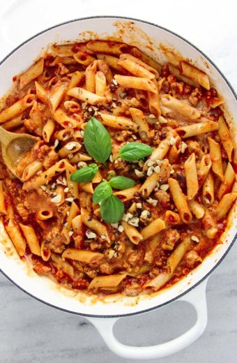 Hazelnut Chicken Penne