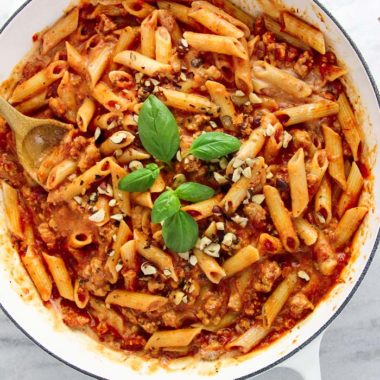 Hazelnut Chicken Penne