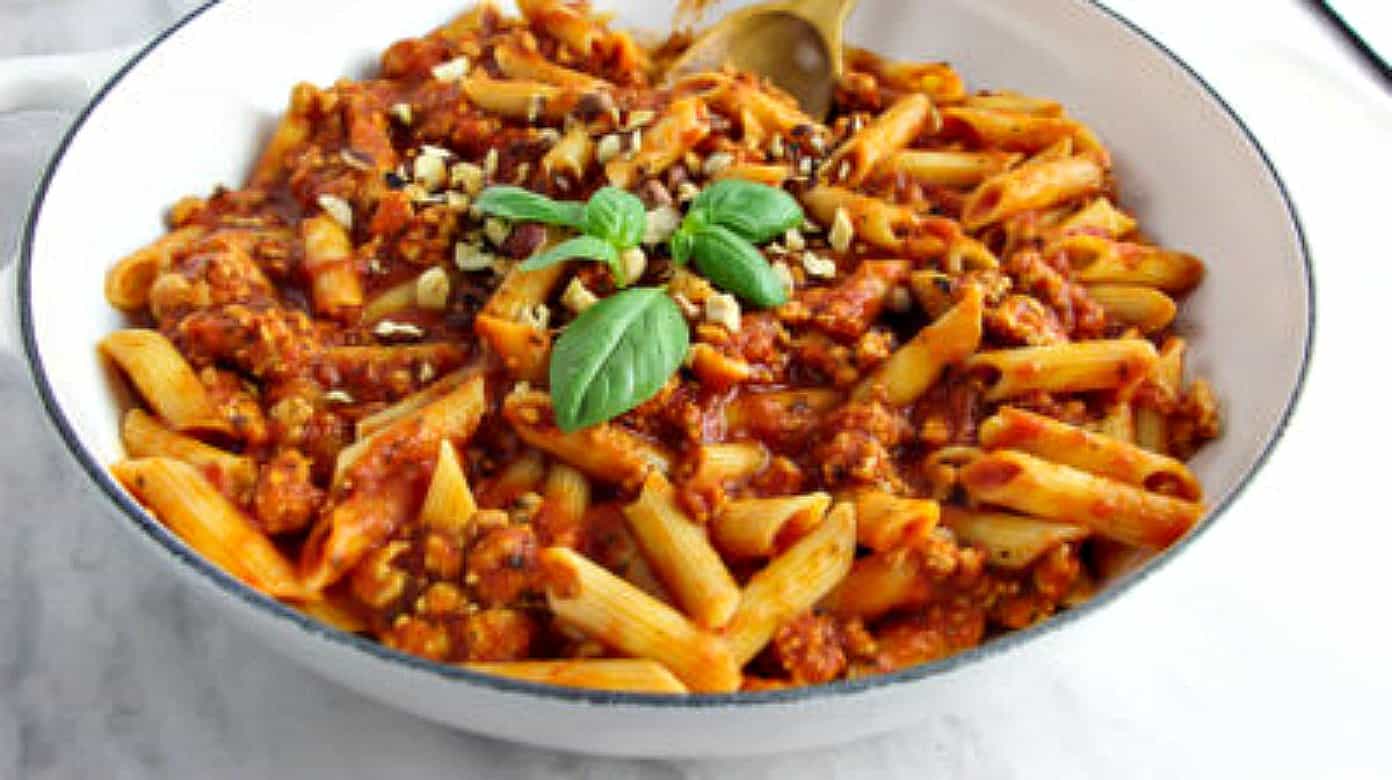 Creamy Hazelnut Chicken Penne Pasta