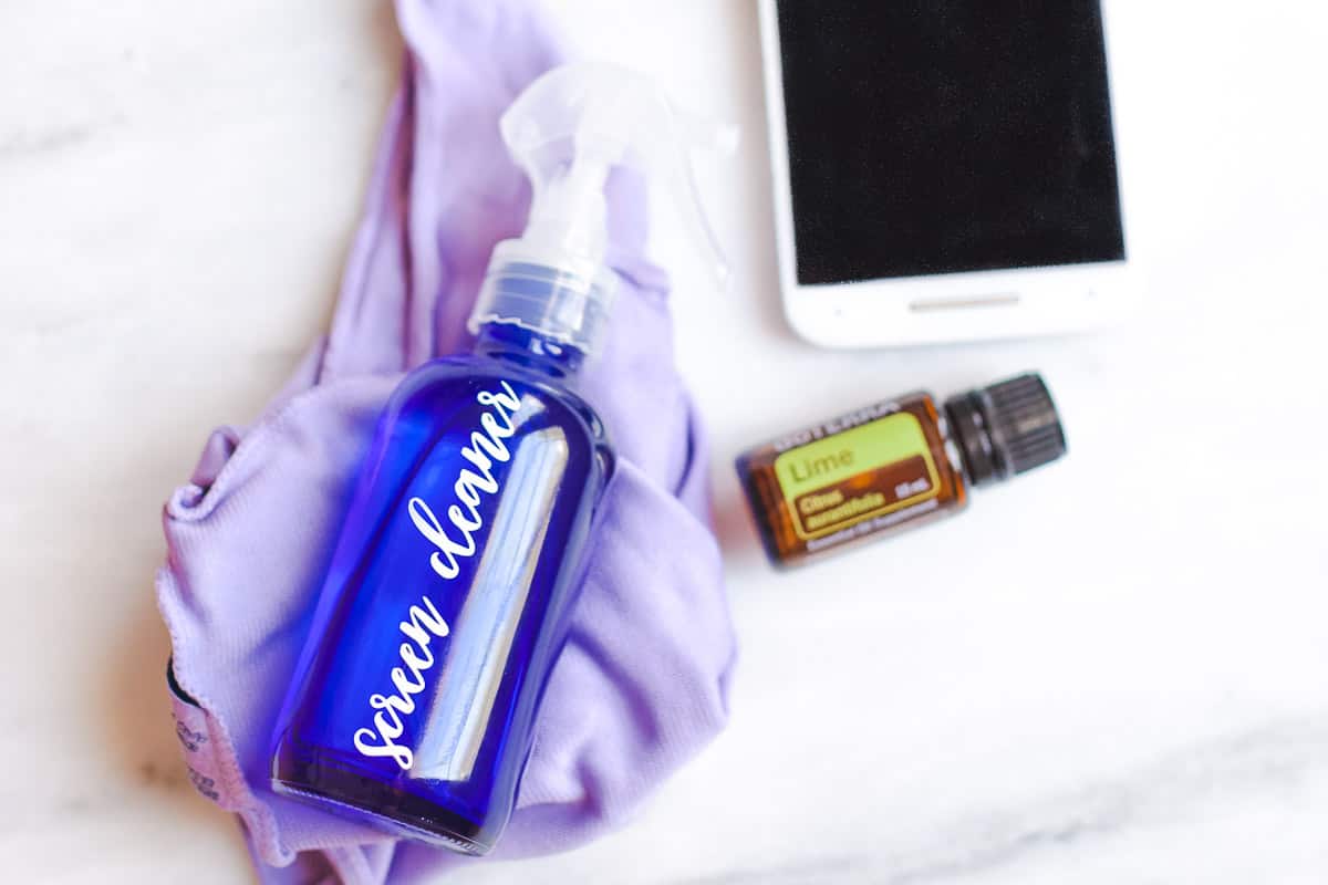 Our electronic screens are dirtier than we think. Use this DIY Screen Cleaner to clean the surfaces and kill the germs. Plus, it smells amazing!