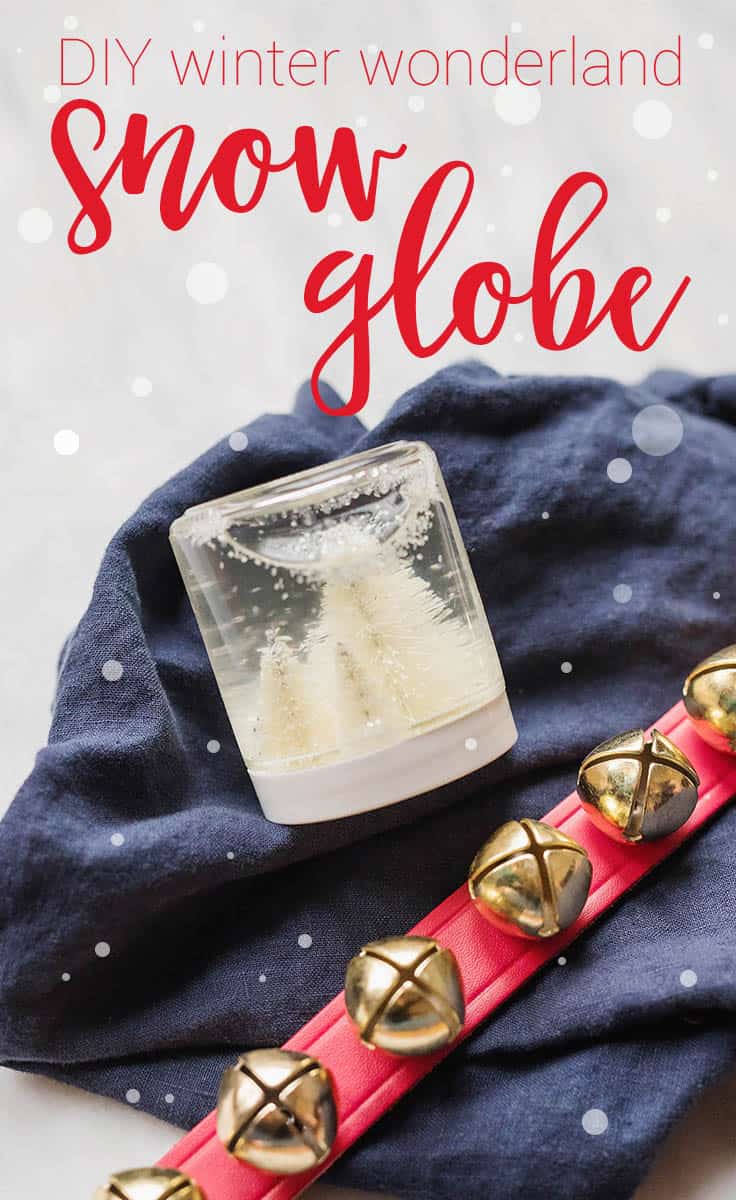 Bring the magic of the holidays into your home with this DIY Winter Wonderland Snow Globe. This is a great way for kids to use their creativity this season.