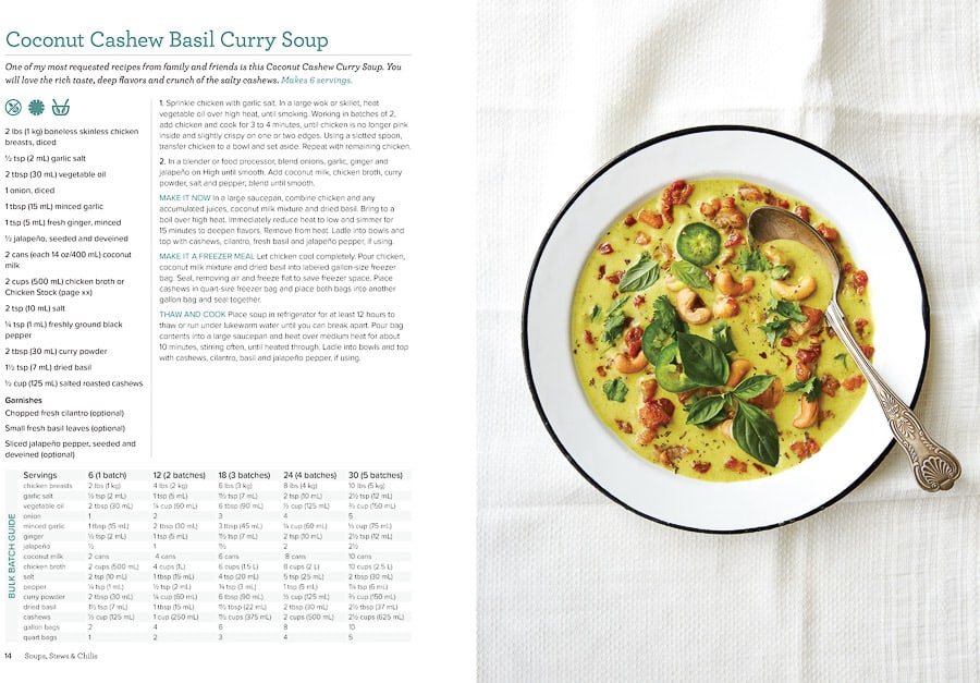 Seriously Good Freezer Meals Cookbook Interior Reveal