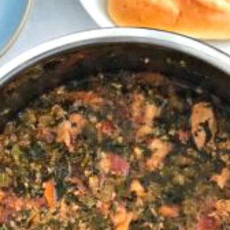 Pot of winter warmth soup.