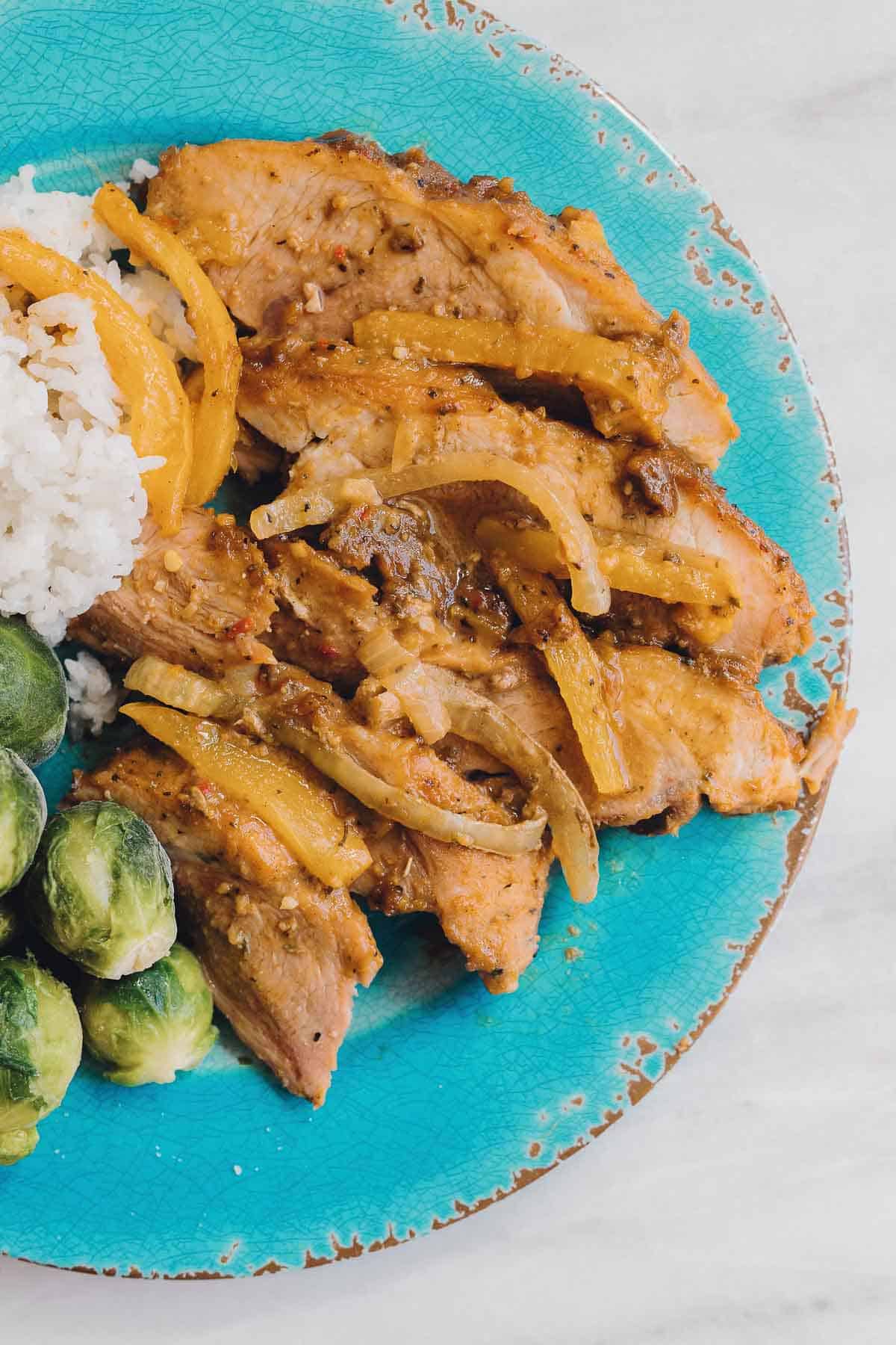 It’s time to dress up in peg legs and eye patches, because this Caribbean Pork Roast will have the whole family shouting “shiver me timbers” when they taste the complex, vibrant, and almost out of this world flavors that meld together perfectly in this dish. 