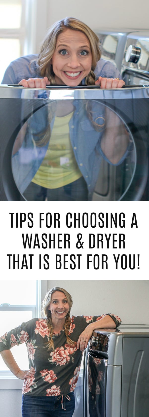 #sponsored How to choose a washer and dryer set that is best for you! Best tips & strategies plus I reveal the Maytag laundry set I picked out and why it's the best choice for me! If you are in the market for a new set too and on a budget, it's important to do your research!