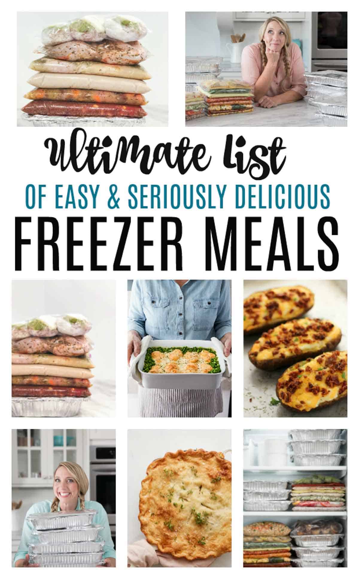 Make Ahead Freezer Meals For A Month