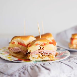 Any recipe that has party in its title automatically gets my attention, and these Hawaiian Party Sliders are worthy of it.