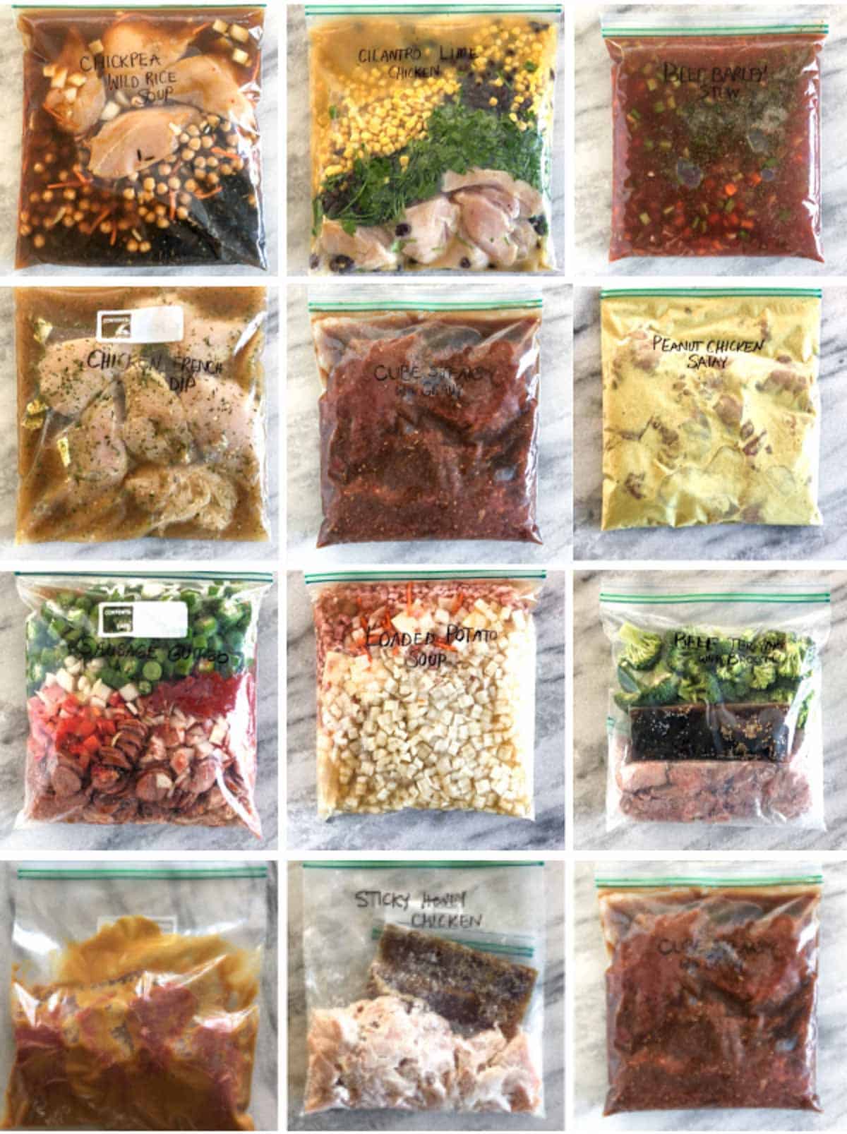 Easy Freezer Meals