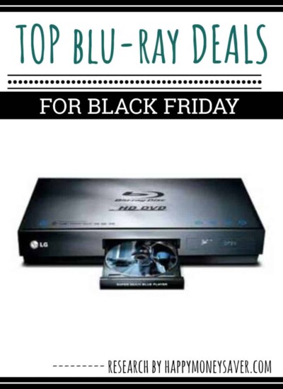 Blu-Ray with text "Top Blu-Ray Deals for Black Friday."