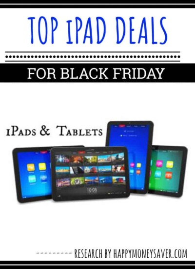 Collage of tablets with text "Top IPad Deals For Black Friday iPads & Tablets."