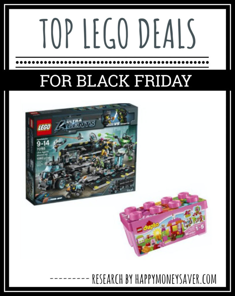 lego deals for black friday with two lego sets pictured