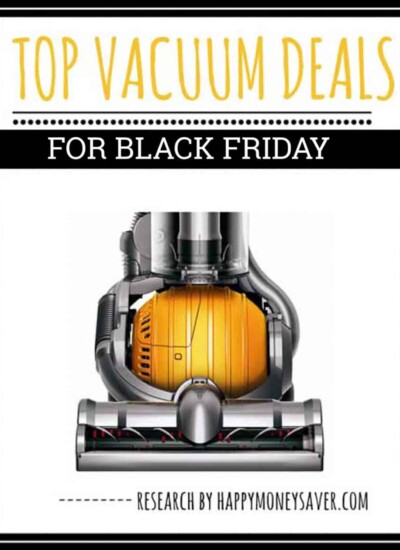 HUGE roundup of all the vacuum deals for Black Friday with dyson vacuum pictured