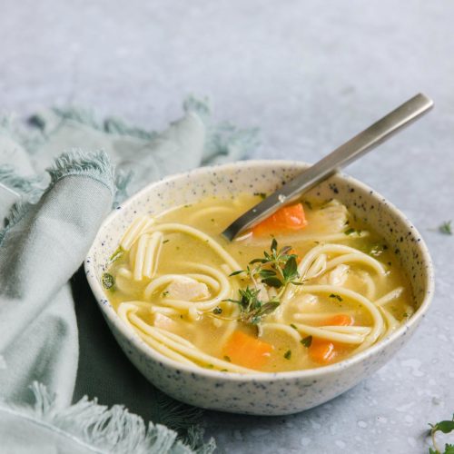 Chicken Noodle Soup Freezer Meal - Happy Money Saver