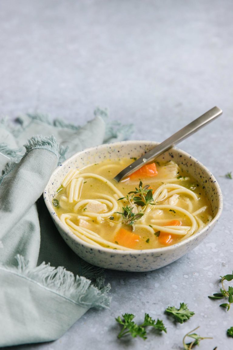 Chicken Noodle Soup Freezer Meal - Happy Money Saver