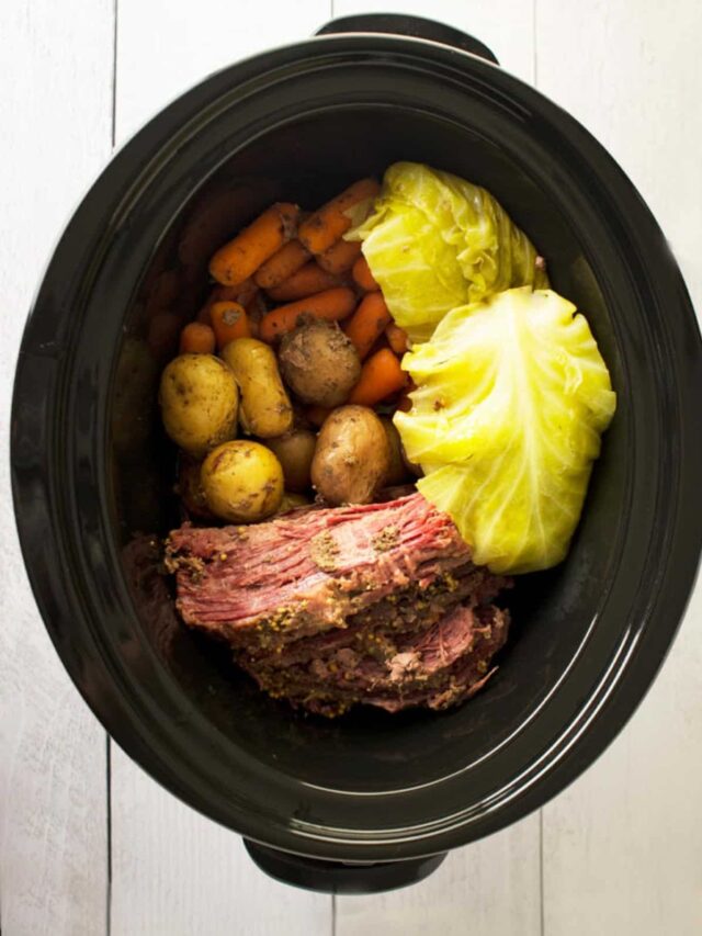Crock Pot Corned Beef and Cabbage Happy Money Saver