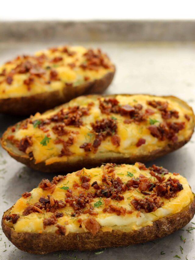 Make Ahead Twice Baked Potatoes Happy Money Saver