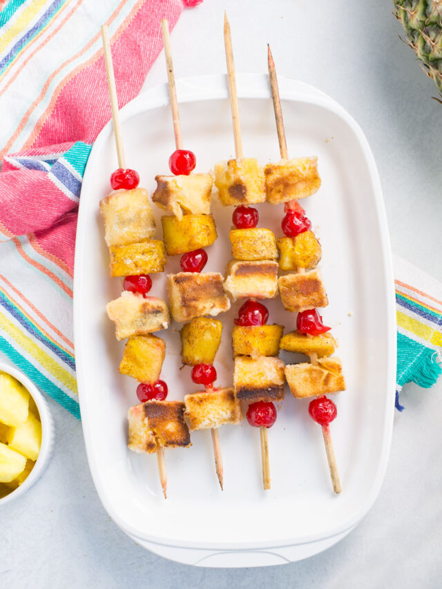 Pineapple Upside Down Cake Campfire Desserts