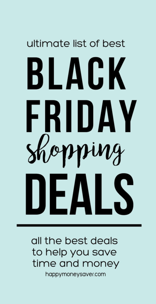 Black Friday Shopping Deals graphic