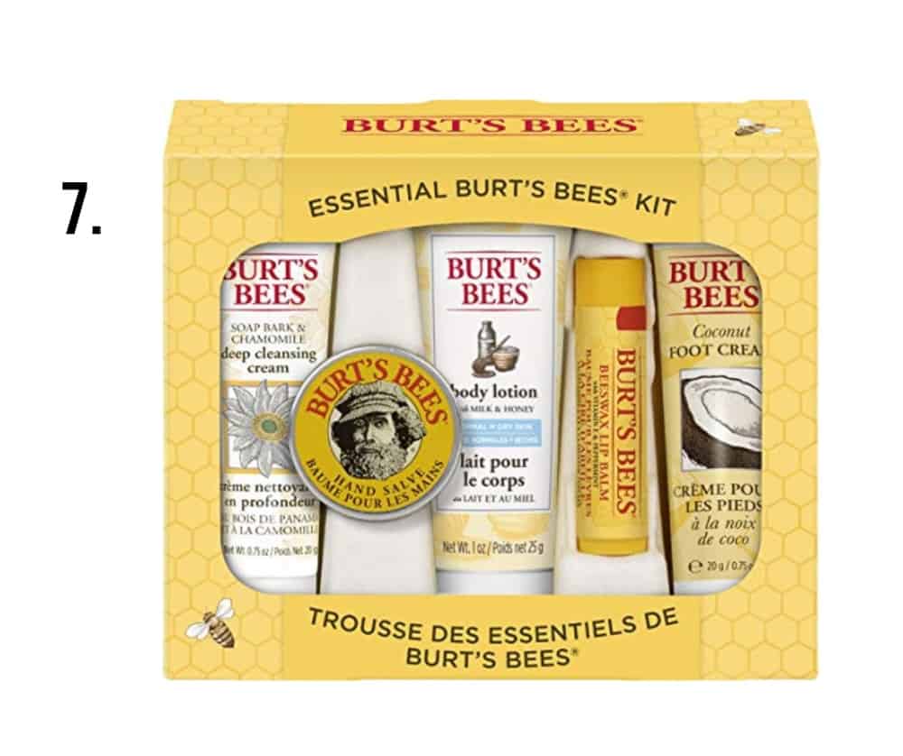 Burts Bees Kit - number 7 on this list of white elephant gift ideas under $10