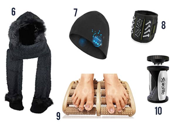 17 Creative White Elephant gift ideas like scarfs, beanies, and spriralizers.