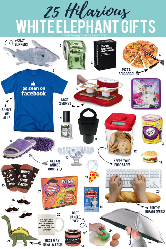 25 Best Hilarious White Elephant Gift Ideas Happymoneysaver