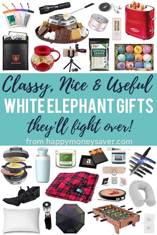 Classy, nice and useful white elephant gifts that everyone will fight over!