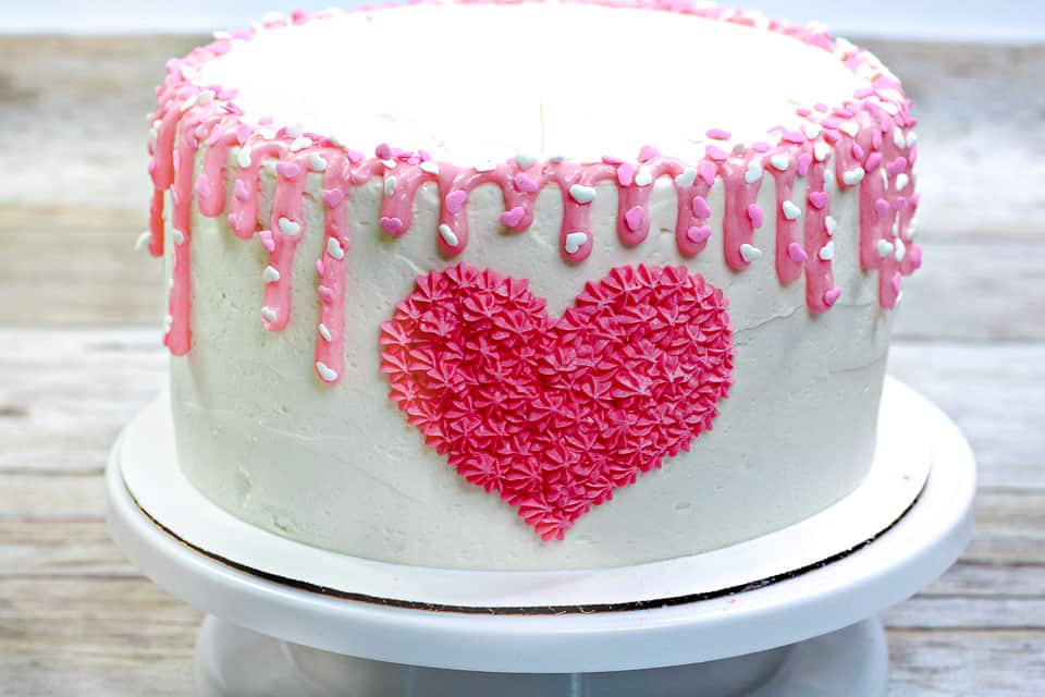 Valentine's Heart Cake Recipe - Happy Money Saver