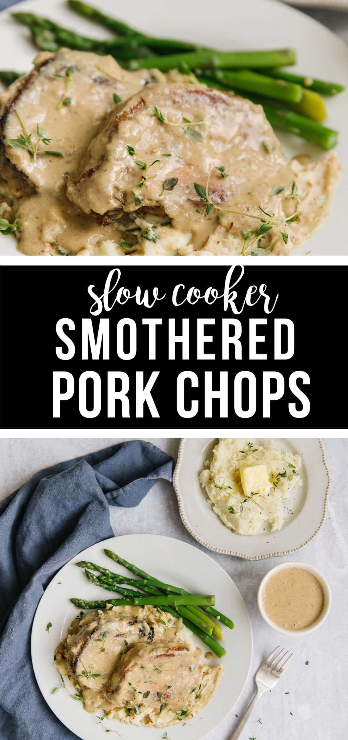 Slow Cooker Smothered Pork Chops - Happy Money Saver