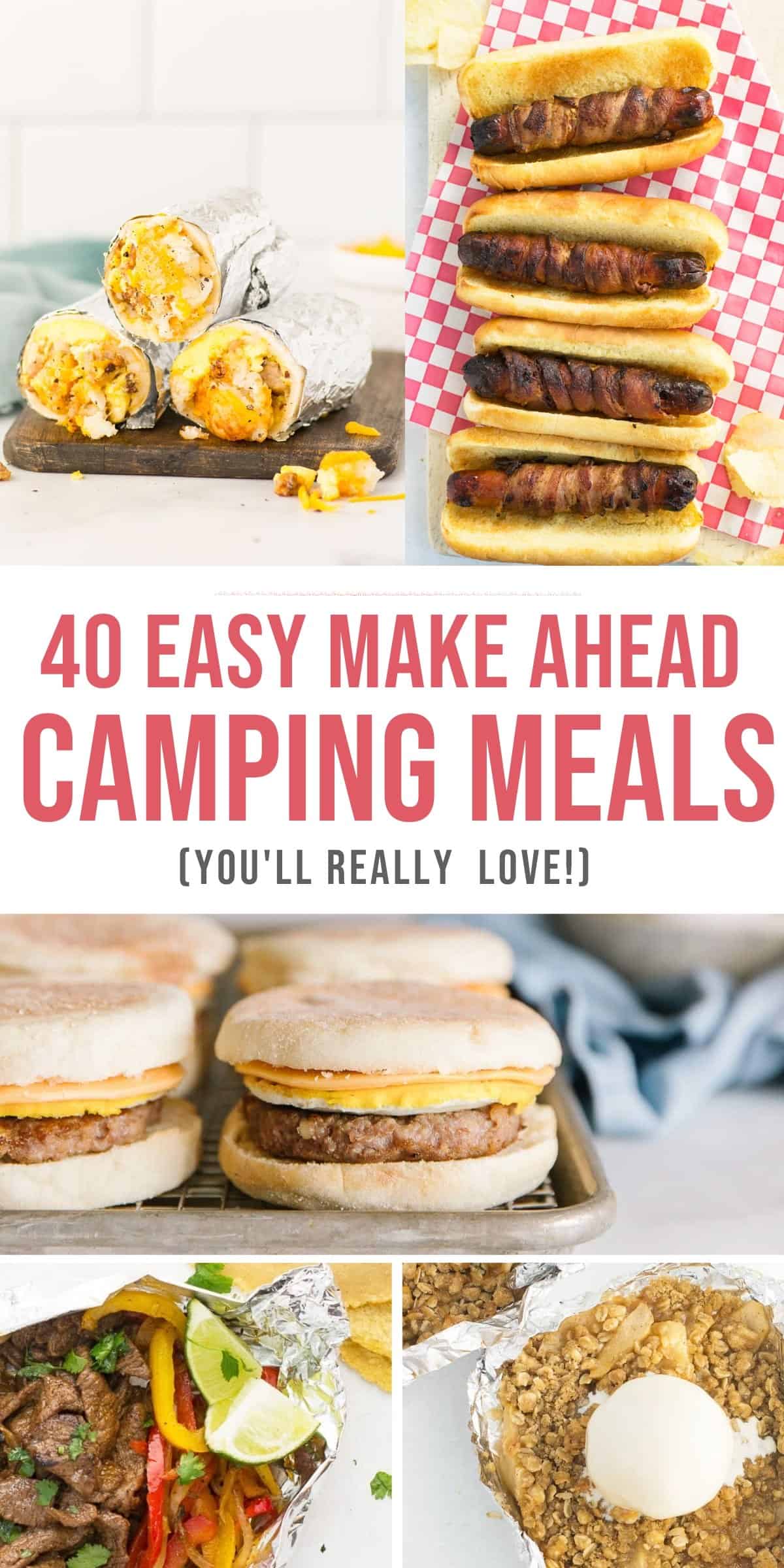 40 Simple Make Ahead Camping Meals Happy Money Saver