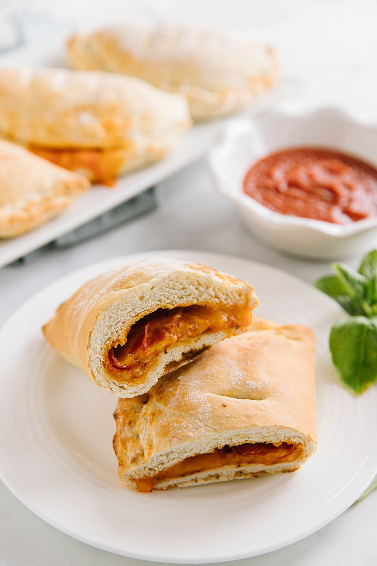 homemade hot pockets Plated Food Vertical