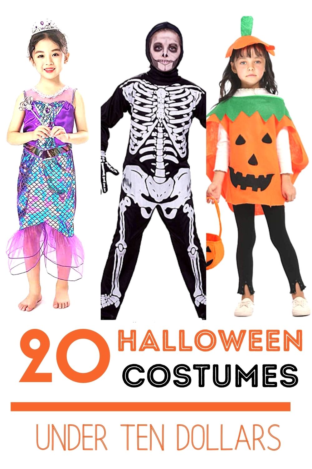 20 Cheap Kid's Halloween Costumes for Under $10 | Happy ...