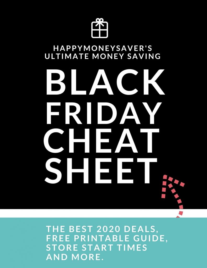 Black Friday Free Cheat Sheet Happy Money Saver