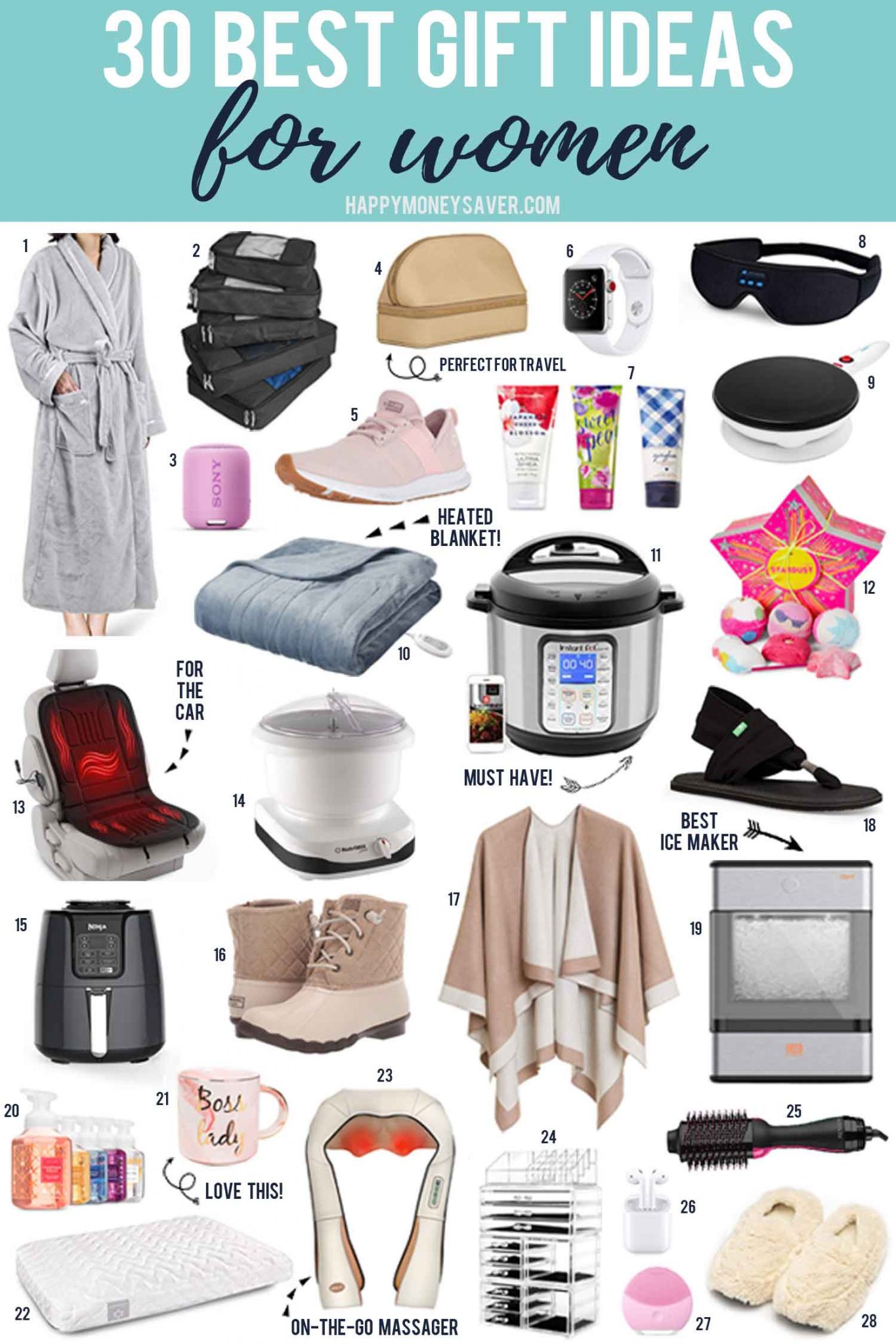 30 Gifts for Women That They Will Love  Happy Money Saver