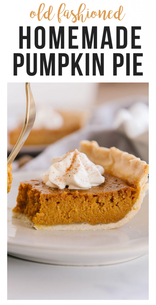 Old Fashioned Pumpkin Pie - Happy Money Saver