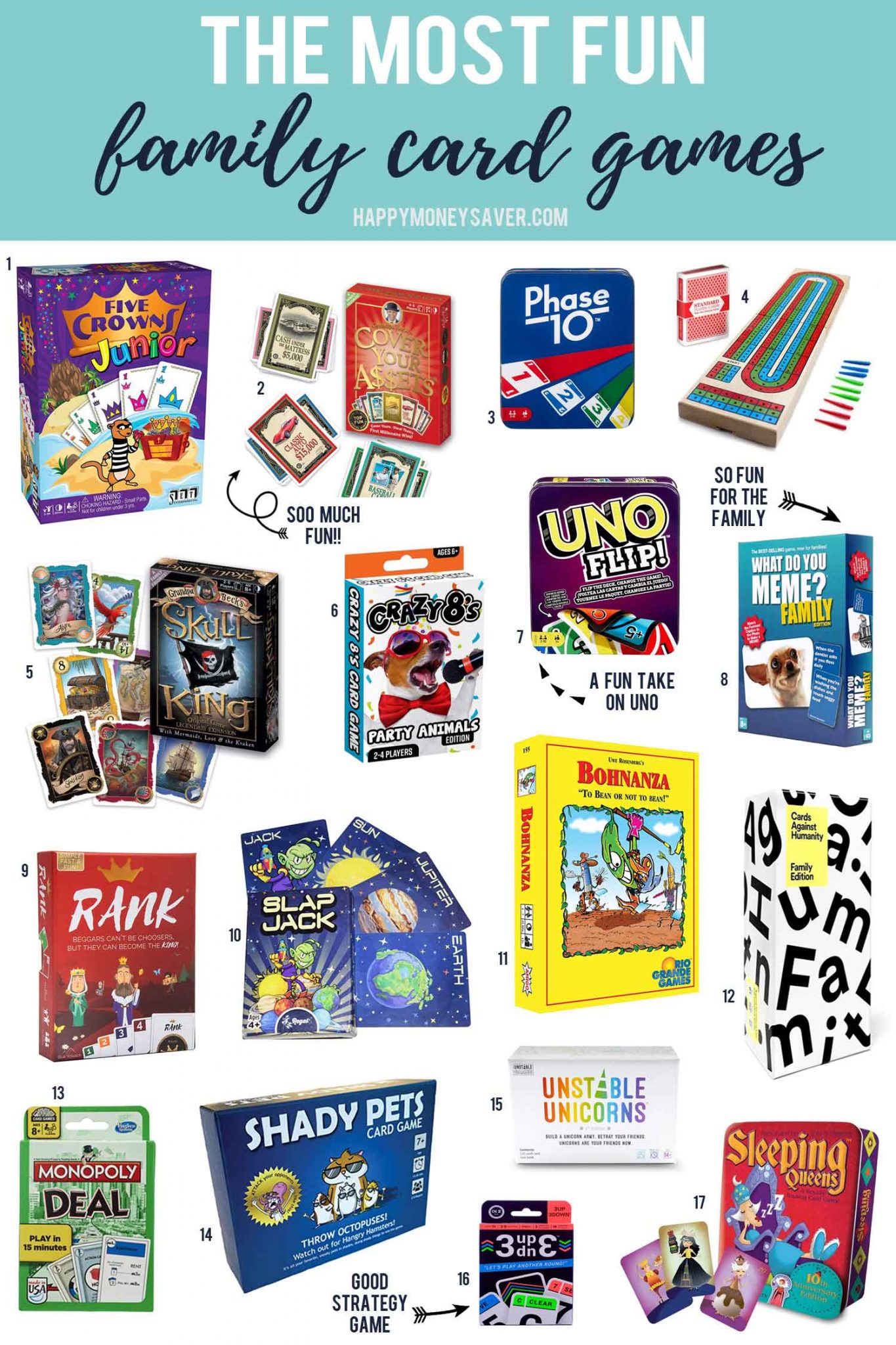 17 Best Card Games For 2020 Happy Money Saver