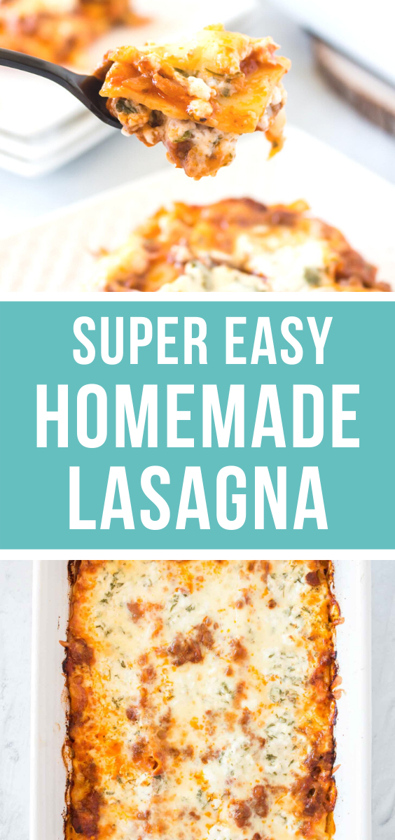 Easy Homemade Lasagna (Freezer Friendly) - Happy Money Saver