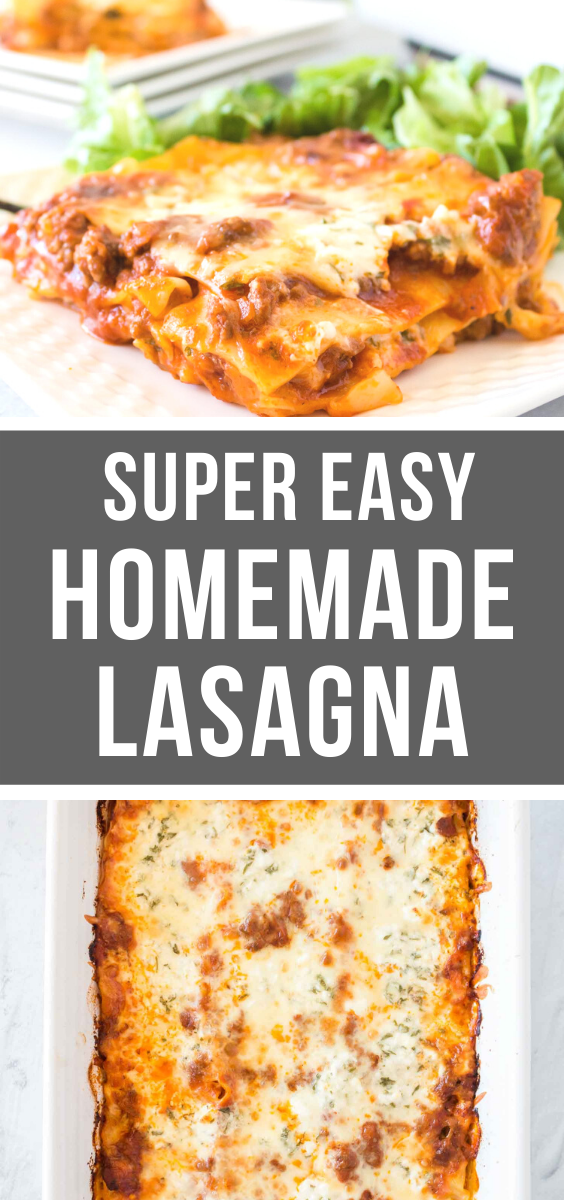 Easy Homemade Lasagna (Freezer Friendly) - Happy Money Saver