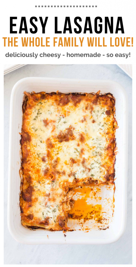 Easy Homemade Lasagna (Freezer Friendly)