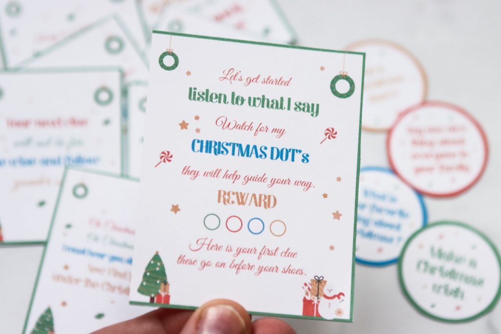 The Ultimate Christmas Treasure Hunt + free printable