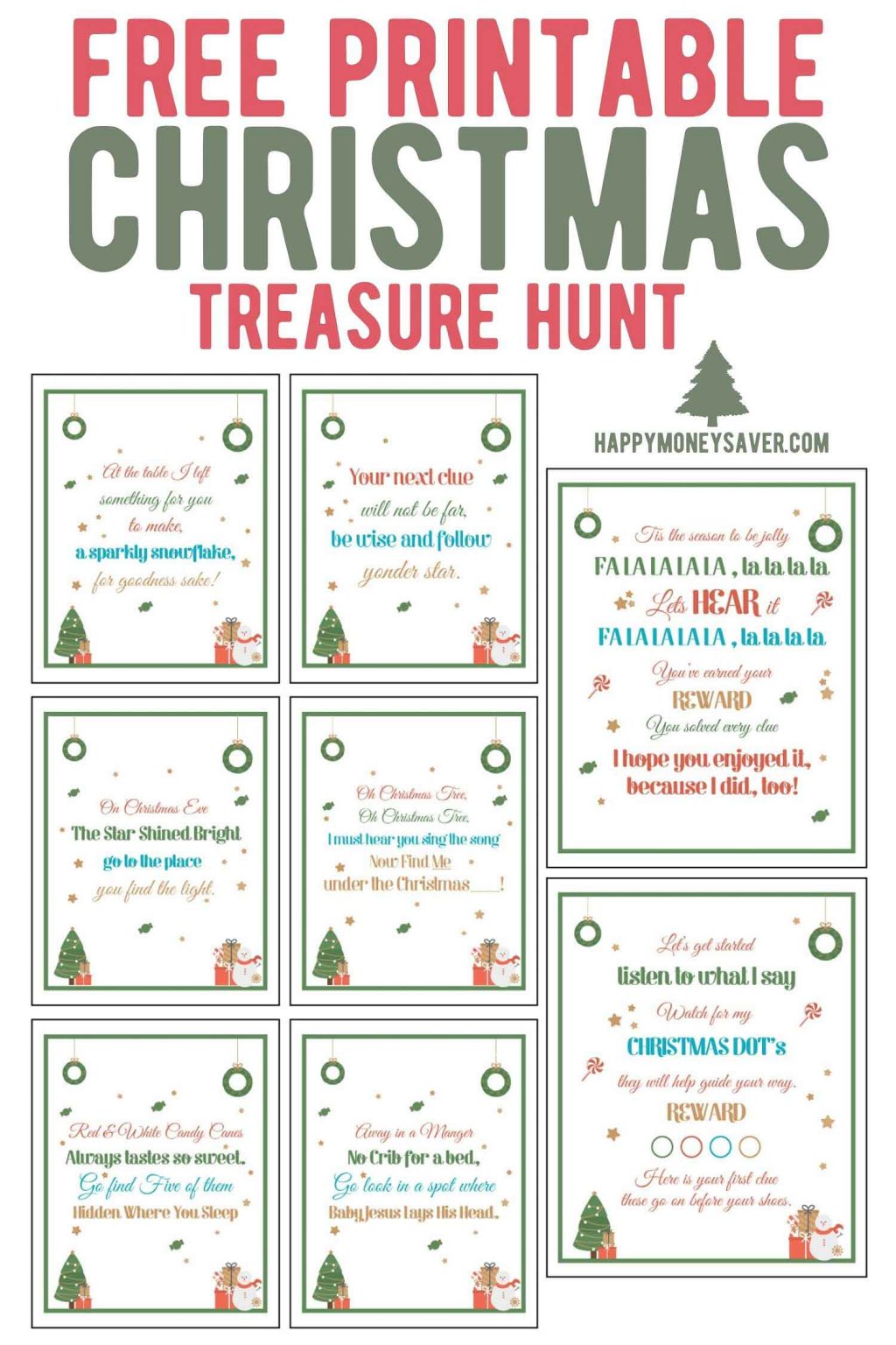 The Ultimate Christmas Treasure Hunt + free printable