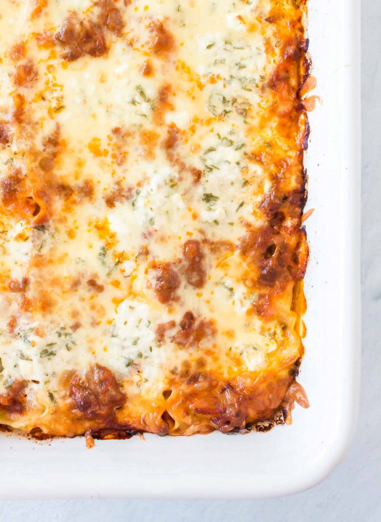 Easy Homemade Lasagna (Freezer Friendly) - Happy Money Saver