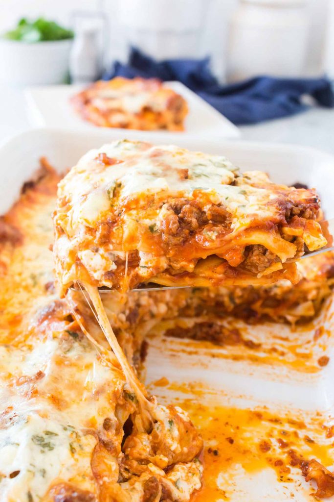 Easy Homemade Lasagna (Freezer Friendly) - Happy Money Saver