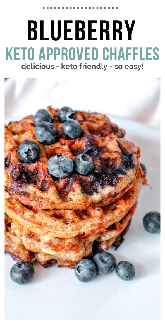 Blueberry Keto Chaffles {Freezer Meal} - Happy Money Saver