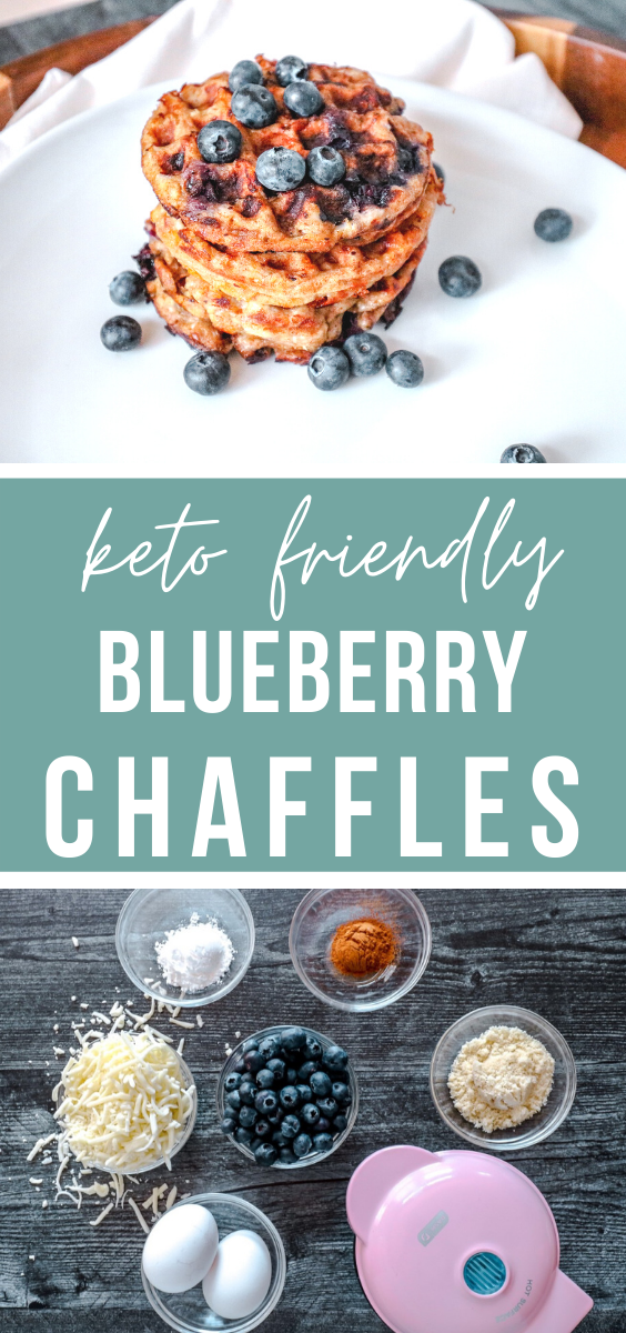 Blueberry Keto Chaffles {Freezer Meal} - Happy Money Saver