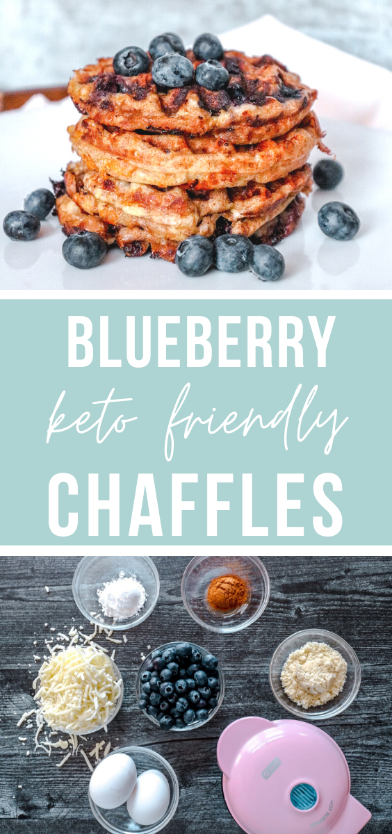 Blueberry Keto Chaffles {Freezer Meal} - Happy Money Saver