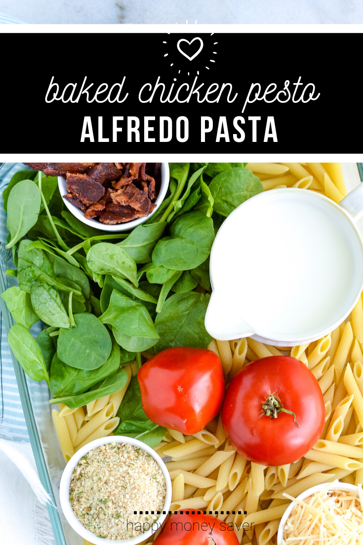 Chicken Pesto Alfredo Pasta Freezer Meal Happy Money Saver