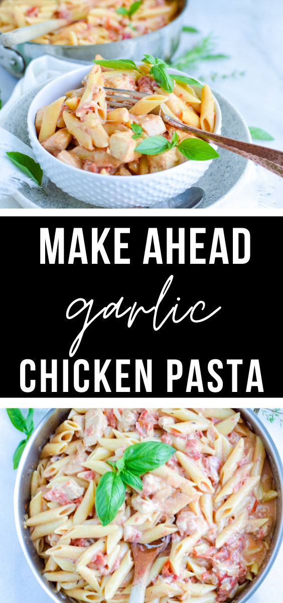 Garlic Chicken Pasta Recipe - Happy Money Saver