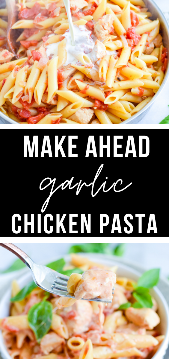 Garlic Chicken Pasta Recipe - Happy Money Saver