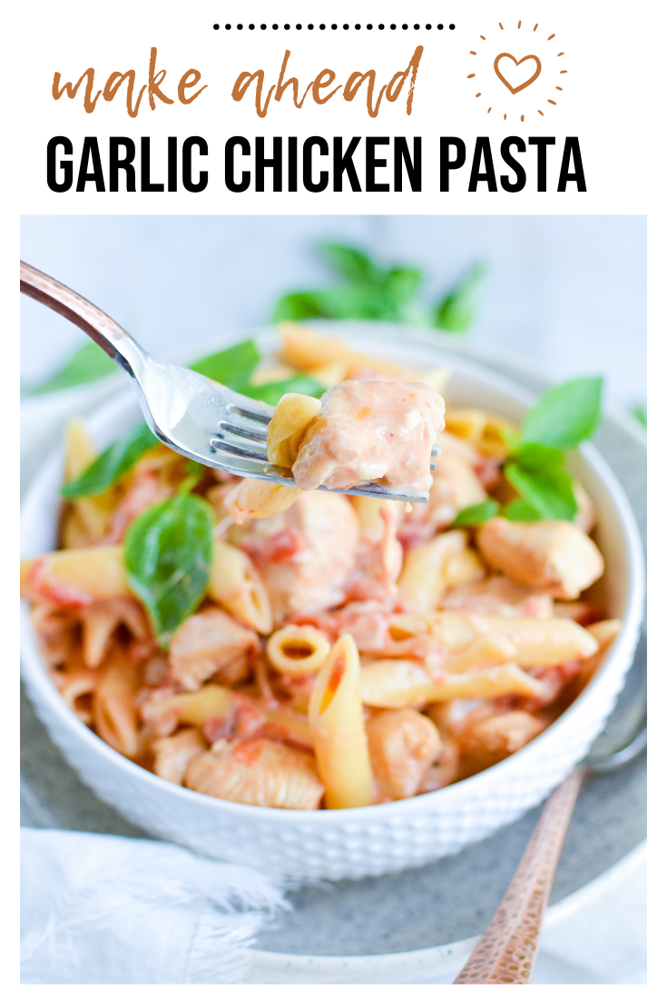 Garlic Chicken Pasta Recipe - Happy Money Saver